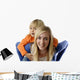 Teenage Girl Piggybacks Toddler
