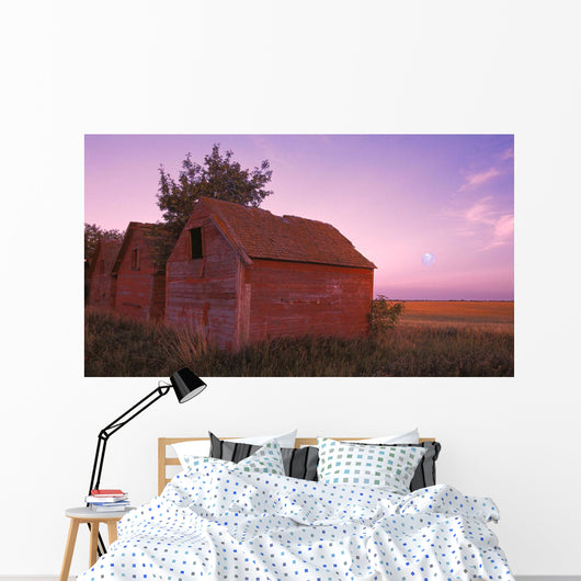 Farm Buildings Wall Mural