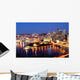 Pittsburgh at night Wall Mural