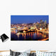 Pittsburgh at night Wall Mural