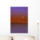 Sunset In A Desert Wall Mural