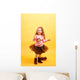 Pretty Little Girl Dancing Wall Mural