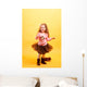 Pretty Little Girl Dancing Wall Mural