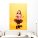 Pretty Little Girl Dancing Wall Mural