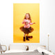 Pretty Little Girl Dancing Wall Mural