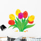 Blossoming tulips Wall Decal
