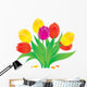 Blossoming tulips Wall Decal