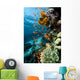 Fish Coral and Ocean Wall Mural