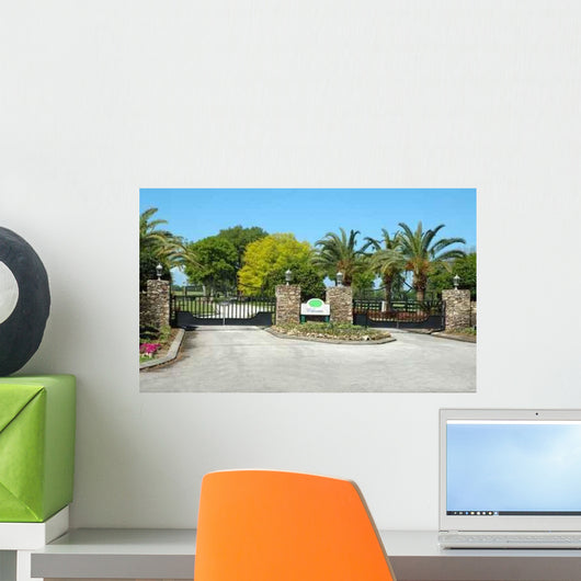 Entrance Gates Wall Decal