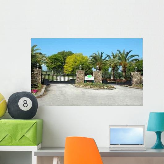 Entrance Gates Wall Decal