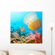 Butterflyfishes and Jellyfish Wall Decal