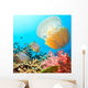 Butterflyfishes and Jellyfish Wall Decal