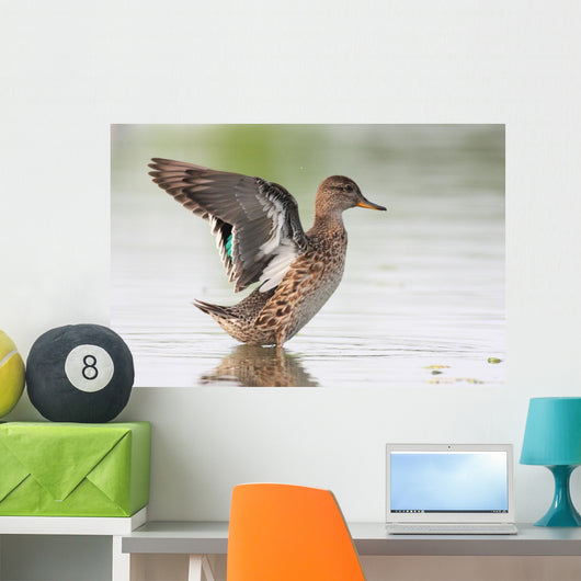 Teal Wall Mural