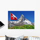 Beautiful Mountain Matterhorn with Wall Decal Design 2
