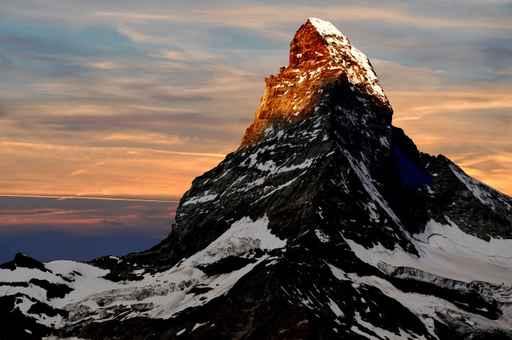 Sunrise Matterhorn Wall Decal