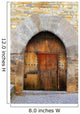 Romanesque Arch Door Wooden