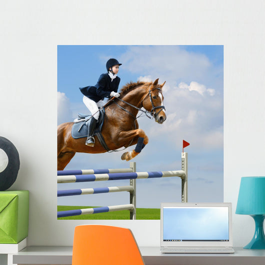 Equestrian Jumper Wall Mural