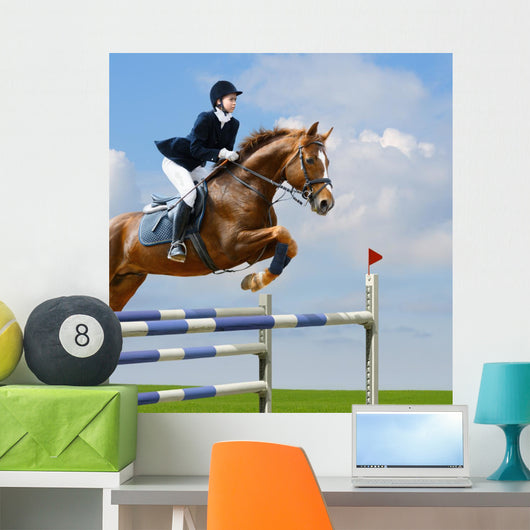 Equestrian Jumper Wall Mural