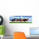 herd gallops Wall Mural