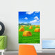 Hay Bales Wall Decal