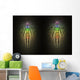 Woman and Man Silhouette Wall Mural