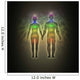 Woman and Man Silhouette Wall Mural