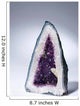 Beautiful Amethyst Geode White
