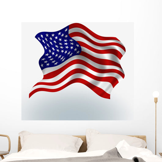 Flag Usa Wall Mural