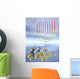 Hanukkah Celebration Wall Mural