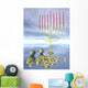 Hanukkah Celebration Wall Mural