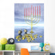 Hanukkah Celebration Wall Mural