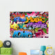 Graffiti Seamless Hip-hop Art Wall Decal