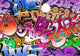 Graffiti Seamless Wall Decal