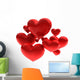 Sweet Beautiful Hearts Wall Decal