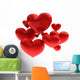 Sweet Beautiful Hearts Wall Decal