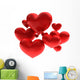 Sweet Beautiful Hearts Wall Decal