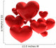 Sweet Beautiful Hearts Wall Decal