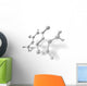 3D Render Molecule Wall Decal