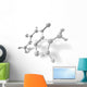 3D Render Molecule Wall Decal