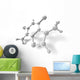 3D Render Molecule Wall Decal