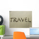 Travel Word Wall Mural
