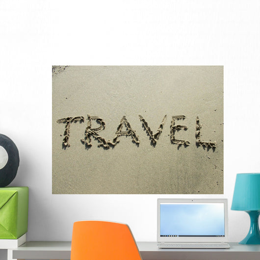 Travel Word Wall Mural