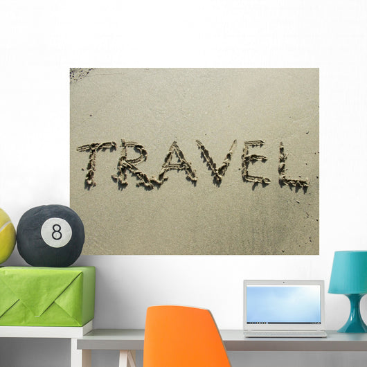 Travel Word Wall Mural