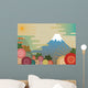 Mt Fuji and Flowers