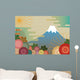 Mt Fuji and Flowers