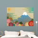 Mt Fuji and Flowers