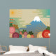 Mt Fuji and Flowers