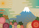Mt Fuji and Flowers