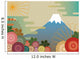 Mt Fuji and Flowers