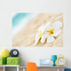 Temple flower on the beach Wall Mural